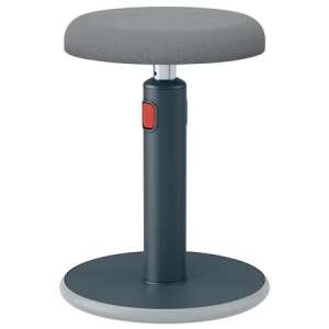 LEITZ Ergo Cosy Active ergonomic sit-stand stool, grey - Office chair