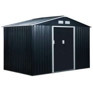 Metal garden shed, storage shed, tool shed, outdoor storage, 277x195x192 cm - Garden storage crate
