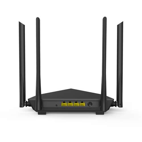Router WiFi Tenda TND-AC10-V30, negru, dual band, 4 antene, 4 porturi Gigabit