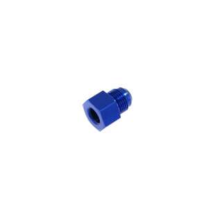 Blue aluminum AN6 to AN8 adapter fitting - TurboWorks Vehicle connectors and fitting