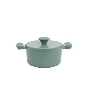 Create főzőedény fedővel, Stúdió, Ø20 cm, minden hőforrással kompatibilis, öntött alumínium anyag, tapadásmentes belső réteg, PFOA-mentes, zsálya/réz