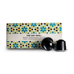 The Cap Soul Fehér Csokoládé Kávékapszula, 10 db, Nespresso kompatibilis, édes fehér csokoládé aroma, ínyenceknek, intenzív íz, arabica keverék - The Cap Soul
