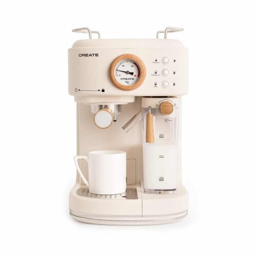 Retro félautomata eszpresszógép, CREATE, Thera Retro Pro, krém 139769501