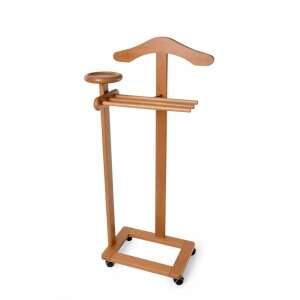 Kabáttartó ruhákhoz és kiegészítőkhöz Arredamenti Italia, Antimo, 103x50 cm, nadrág keret, bükkfa szerkezet, ideális ruhákhoz és cipőkhöz, hatékony tárolás, praktikus és elegáns design, csere