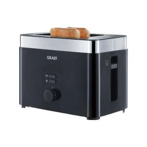 Graef TO62 schwarzer Toaster, 2 Scheiben - Toaster und Standmixer