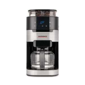 Gastroback Grind&Brew Pro Kaffeemaschine mit integriertem Mahlwerk, 8 Mahlstufen, 1 Liter Fassungsvermögen, Aromaeinstellung, Memory-Funktion, Timer, Touch-Bedienfeld, LCD-Display, Warmhaltefunktion, 1000 W - Gastroback