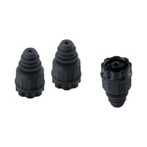 Комплект от 3 вакуумни тапи за вино Steba, черен - Отварачка за вино и коркшот