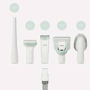 Accesorii pentru aspiratorul de păr de animale H.Koenig PAW400, inclusiv perie, tăiere, curățare și descurcare - Perie pentru animale, mașină de tuns, foarfece, mașină de tăiat gheare