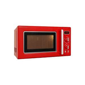 Exquisit Retro 2 az 1-ben mikrohullámú sütő, 20 literes, piros - Exquisit