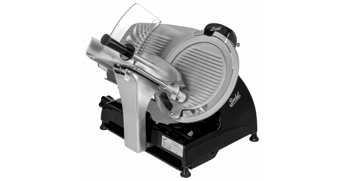 Professzionális elektromos szeletelő Berkel, Home Red Line 300, állítható vastagság 0-12 mm, sima krómacél penge Ø 300 mm, sajtokhoz, kenyérhez, kolbászhoz, élelmiszerhulladék minimalizálása, 109345279