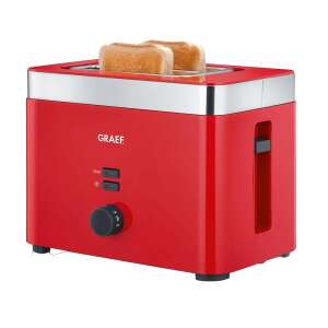 Graef TO63 2-Scheiben-Toaster in Rot - Toaster und Standmixer