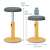 Leitz Ergo Cosy Active sit-stand stool dimensions and weight capacity