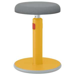 LEITZ Ergonomic sitting/standing chair LEITZ "Ergo Cosy Active", warm yellow