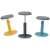 Leitz Ergo Cosy Active sit-stand stool in yellow, blue, and black