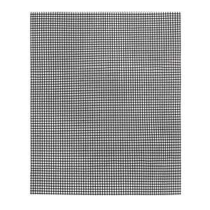 Fekete teflon grill sütőlap, 50x40cm, tapadásmentes, újrafelhasználható, grillezéshez, barbecue-hoz, ételhez, főzéshez, konyhához - Hőálló sütőlap