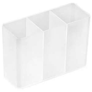 Átlátszó 3 rekeszes rendező fürdőszobába, sminkhez vagy az íróasztalra - Kozmetikai rendszerező