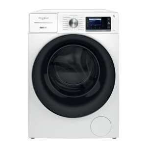 Whirlpool W8 09AD SILENCE EE elöltöltős mosógép, fehér színben fekete ajtóval - Whirlpool