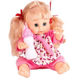 Magyarul beszélő baba kiegészítőkkel, hajkefe, üveg, bili, pelenkás