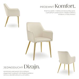 Avane Velvet Upholstered Chair 137375884 - Dining chair