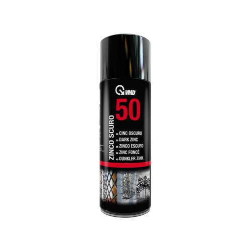 BEWELLO VMD Sötét cink spray 400ml, hideg galvanizáló spray fém védelemhez - VMD