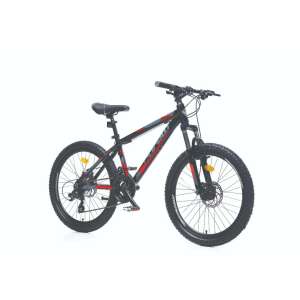 Corelli Via 2.3 24 colos fekete-piros gyerek hegyi kerékpár - Sport & Szabadidő