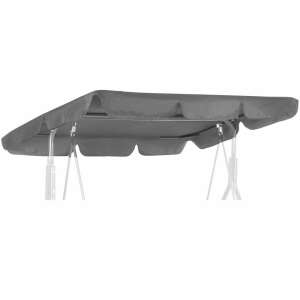 Springos vízálló Kerti Hinta Tetőponyva  165x110cm - Szürke 