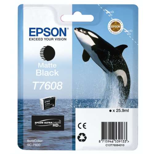 Epson C13T76084N10 Matt Schwarz Original Tintenpatrone