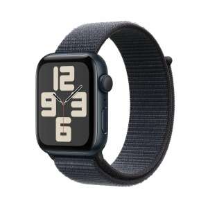 Apple Watch SE 40mm GPS, Fekete Sport Loop, Okosóra - Apple