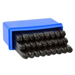 Geko 27-piece Punch Set with 6 mm Letters 109405360 - Hand tool