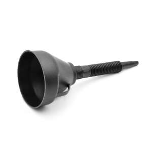 GEKO G02150 czarny plastikowy lejek do paliwa z elastycznym wylotem - Akcesoria do kanistra paliwa