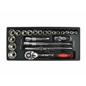 1/2"-inch Ratchet Wrench Set, 10-32mm CRV, GEKO G10832A 131332118 - Hand tool