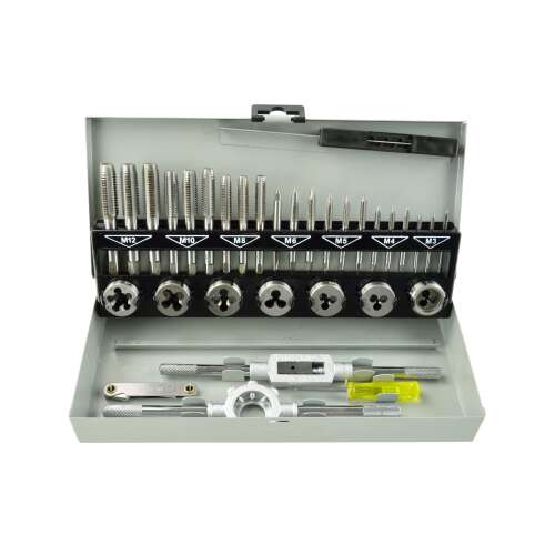 Set tarozi si filiere M3-M12 32 elemente, GEKO G38301 109405642