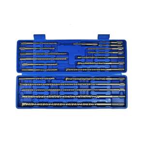 Set burghie SDS Plus Geko G40037 (20 bucăți, 5-20mm) în cutie albastră - Geko Burghie