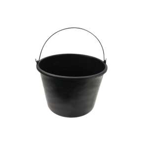 20-liter black mortar bucket, Geko G66102 109405726 - Bucket