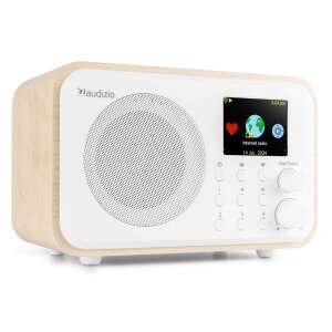 Audizio Vicenza internet rádió, fehér, DAB+ FM, WiFi, Bluetooth, újratölthető akkumulátor - Audio