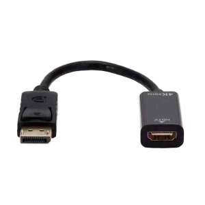 Thunder DDP-101 DisplayPort - HDMI átalakító, 4K 60Hz, rövid kábel - DisplayPort átalakító