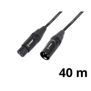 Thunder MC199-40 XLR mama - XLR papa jelkábel, 40 méter - XLR kábel