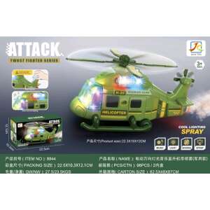 Harcos Sólyom Helikopter Játék - 21 cm - Fény és Hang Effektek