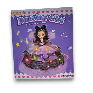 Hercegnős , táncoló, zenélős, játék baba