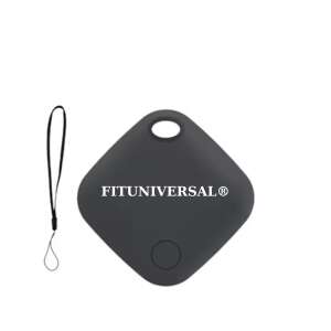 FITUNIVERSAL® GPS Tracker, black, anti-loss device, for Apple Find My, with keychain - Tracking