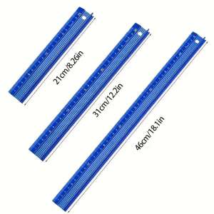 Set de 2 rigle cu bază antiderapantă 109409487 - Instrument