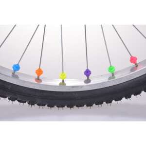 36 darabos színes kerékpár küllő gyöngyök, kerékpár küllő gyöngyök, kerékpár küllő díszek, kerékpár küllő kiegészítők, kerékpár küllő medálok, kerékpár küllő csillogás - Kerékpár küllő