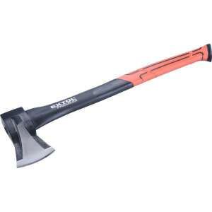 EXTOL PREMIUM topor pentru despicat, cu pană, coadă din fibră de sticlă 1000g, întărit cu nylon, lungime 600 mm, mâner din cauciuc TPR 109409555 - Unelte manuale de grădină