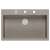 Zlewozmywak granitowy MARC 110 WORKSTATION Beige widok z góry