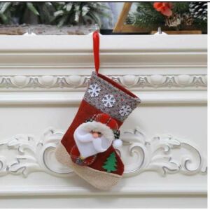 Karácsonyi kis méretű akasztós mikulás zokni dekoráció, Jingle Bells - Télapó 145029296 - Szezonális dekoráció