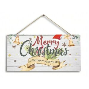 Karácsonyi fali/ajtó dísztábla, Jingle Bells - Harangok, csillagok, kicsi 145076704 - Ajtódísz