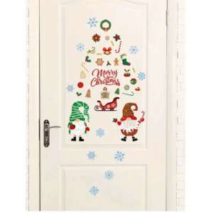 Karácsonyi manók ablakmatricák, Vanco-Up Karácsonyi manók 1, Karácsonyi dekoráció ablakokra, Karácsonyi ablakmatricák, Karácsonyi ajtómatricák, Karácsonyi falmatricák, Karácsonyi manók falmatricák - Ablakmatrica