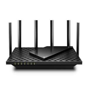 Router TP-Link Archer AX73 Wi-Fi 6, negru, vedere din față - TP-Link Routere Wi-Fi, adaptoare