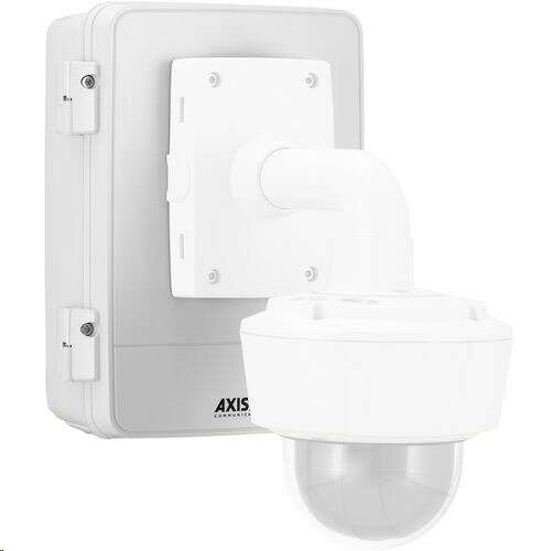 Cutie de montaj Axis T98A18-VE pentru camere de securitate, alb, rezistentă la vandalism