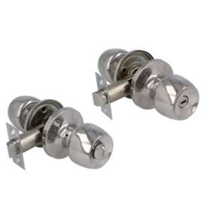 AMIG Amerikai Ajtógomb fényes króm - privát funkciós, chrome door knob with privacy function - Door Knobs & Handle